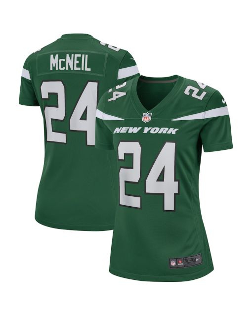 Freeman McNeil 24 New York Jets Women Game Retired Jersey – Gotham Green