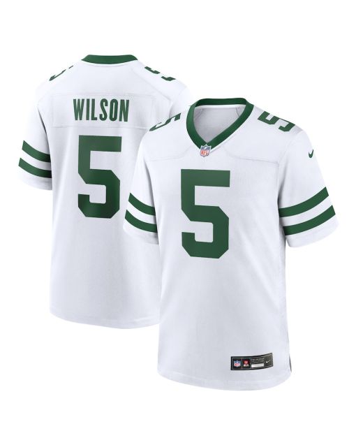 Garrett Wilson 5 New York Jets Game Men Jersey – Legacy White