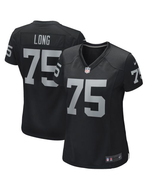 Howie Long 75 Las Vegas Raiders Women Game Retired Jersey – Black
