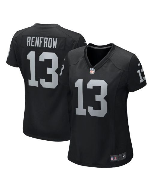 Hunter Renfrow 13 Las Vegas Raiders Women Game Jersey – Black