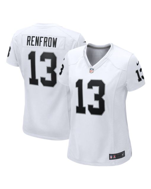 Hunter Renfrow 13 Las Vegas Raiders Women Game Jersey – White