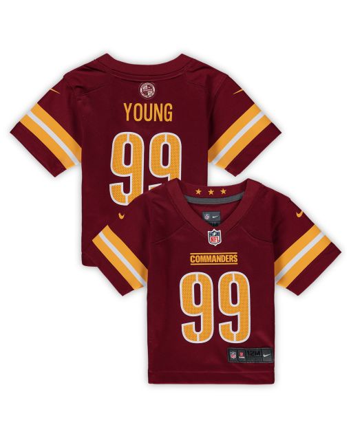 Infant Washington Commanders Chase Young Burgundy Game Jersey