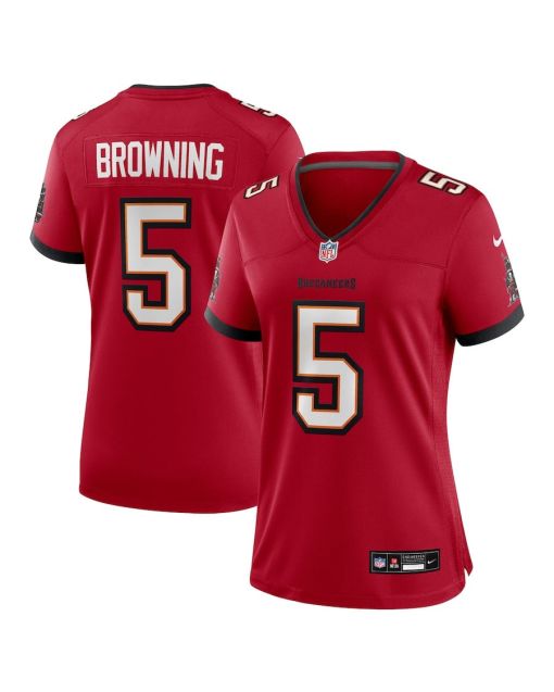 Jack Browning 5 Tampa Bay Buccaneers Women’s Game Jersey – Red