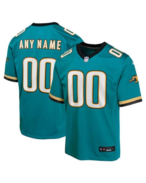 Jacksonville Jaguars Prowler Throwback Player Game YOUTH Custom Jersey – Teal