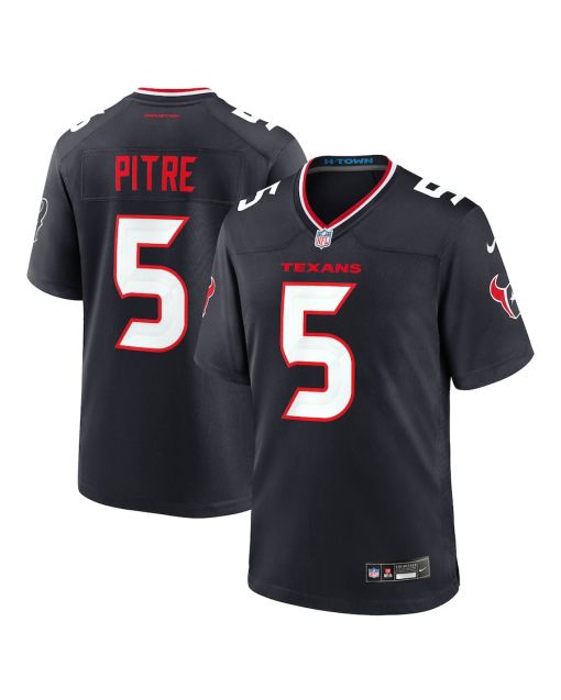 Jalen Pitre 5 Houston Texans Game Jersey – Men, Navy