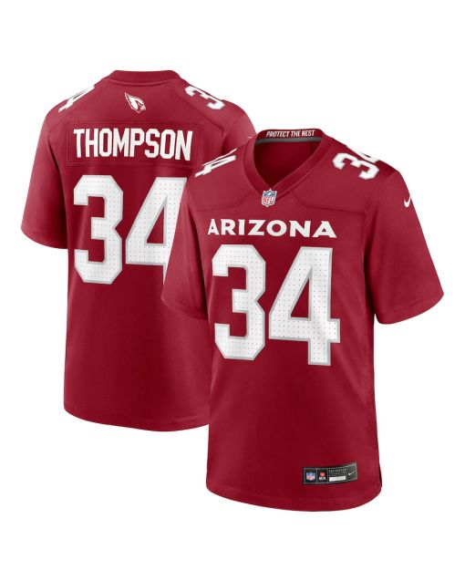 Jalen Thompson 34 Arizona Cardinals Team Game Men Jersey – Cardinal