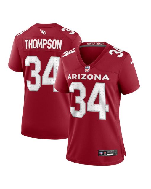 Jalen Thompson 34 Arizona Cardinals Women’s Game Jersey – Cardinal