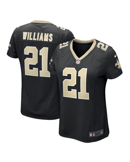 Jamaal Williams 21 New Orleans Saints Women Jersey – Black