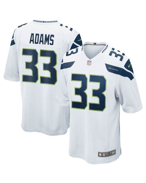 Jamal Adams 33 Seattle Seahawks Men Game Jersey – White
