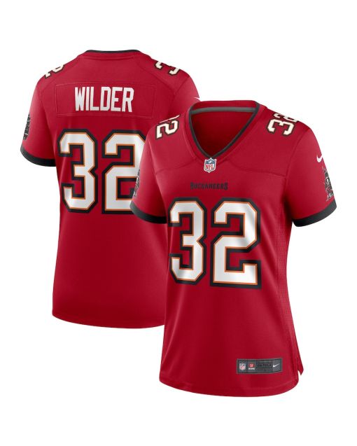 James Wilder 32 Tampa Bay Buccaneers Women Game Retired Jersey – Red