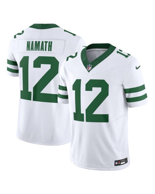 Joe Namath 12 New York Jets Game Jersey – Men, Legacy White