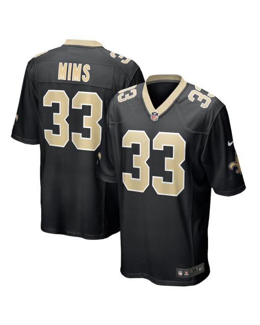 Jordan Mims 33 New Orleans Saints Game Men Jersey – Black