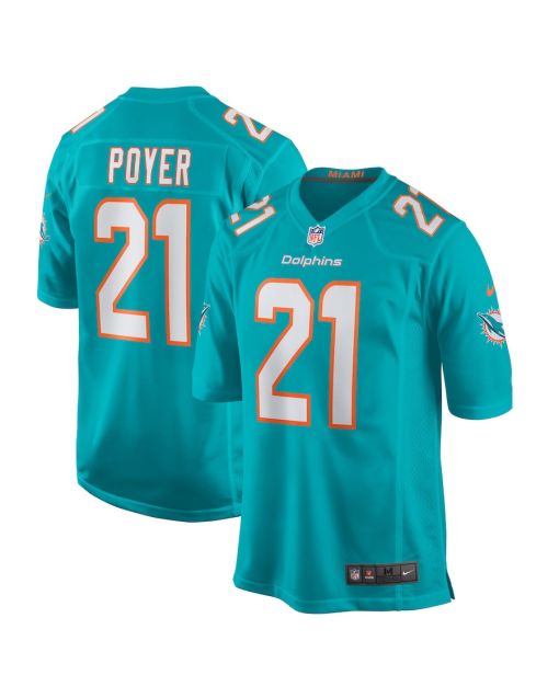 Jordan Poyer 21 Miami Dolphins Game Men Jersey – Aqua