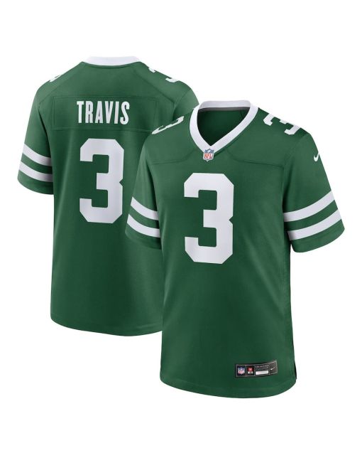 Jordan Travis 3 New York Jets Team Game Men Jersey – Legacy Green