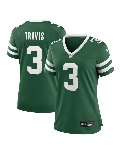 Jordan Travis 3 New York Jets Women’s Team Game Jersey – Legacy Green