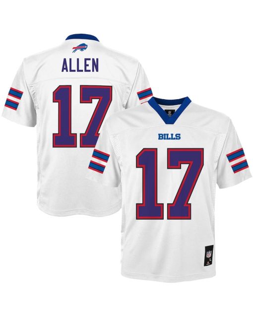 Josh Allen 17 Buffalo Bills YOUTH Jersey – White
