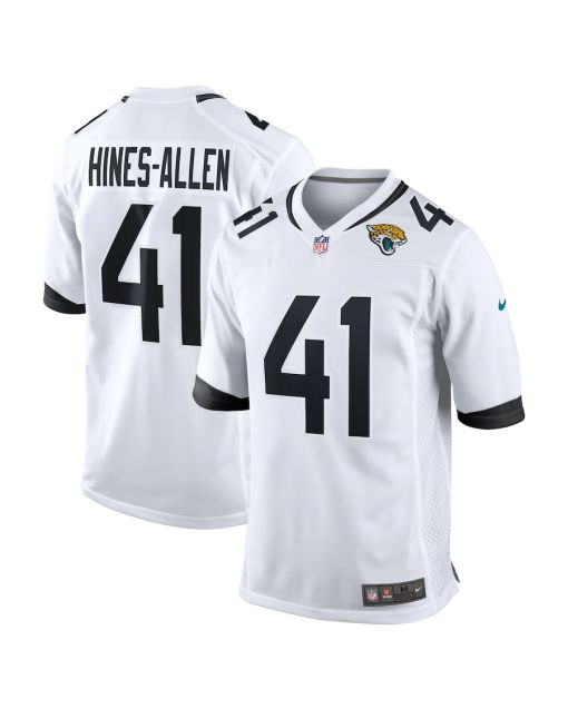 Josh Hines-Allen 41 Jacksonville Jaguars Player Game Men Jersey – White