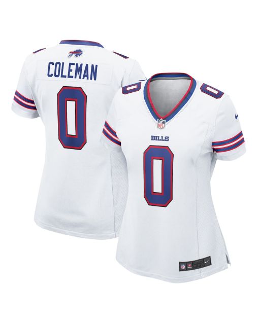 Keon Coleman 0 Buffalo Bills Women’s Game Jersey – White