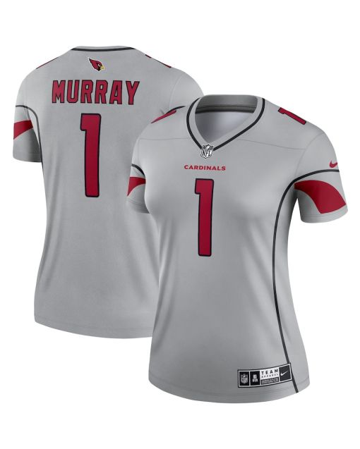 Kyler Murray 1 Arizona Cardinals Women Inverted Legend Jersey – Gray