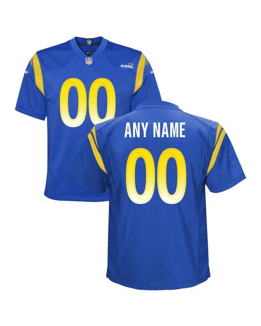 Los Angeles Rams YOUTH Custom Game Jersey – Royal