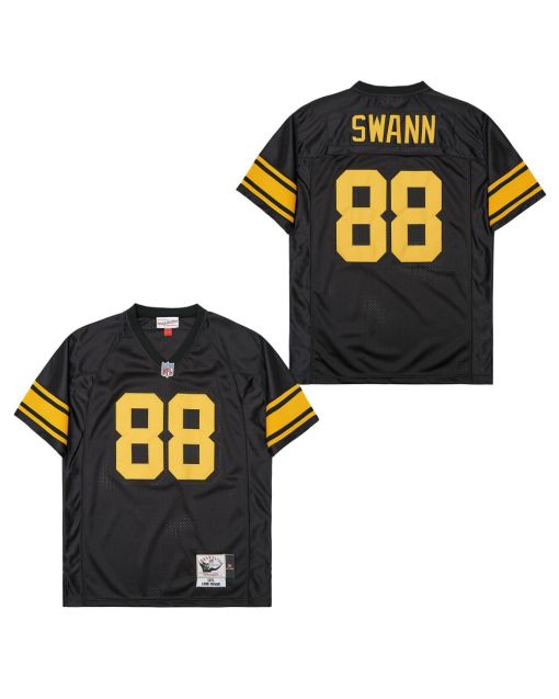 Lynn Swann 88 Pittsburgh Steelers Retro Throwback Men Jersey – Black