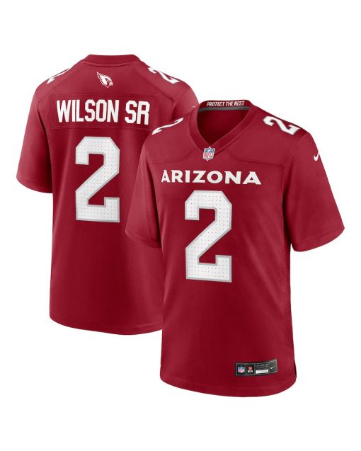 Mack Wilson Sr. 2 Arizona Cardinals Team Game Men Jersey – Cardinal