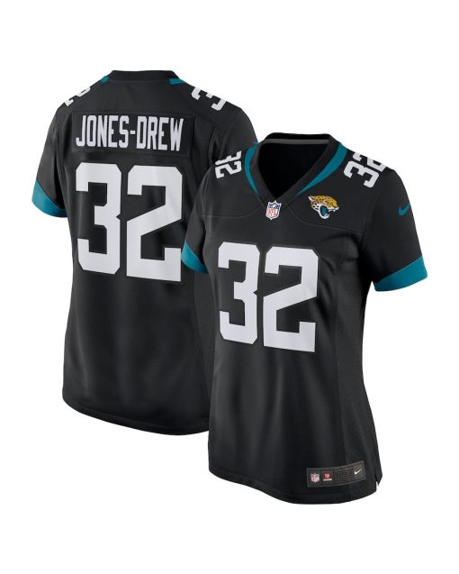 Maurice Jones-Drew 32 Jacksonville Jaguars Women Game Retired Jersey – Black