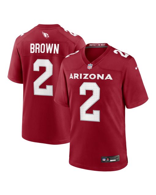 Men’s Arizona Cardinals Marquise Brown Cardinal Home Game Jersey
