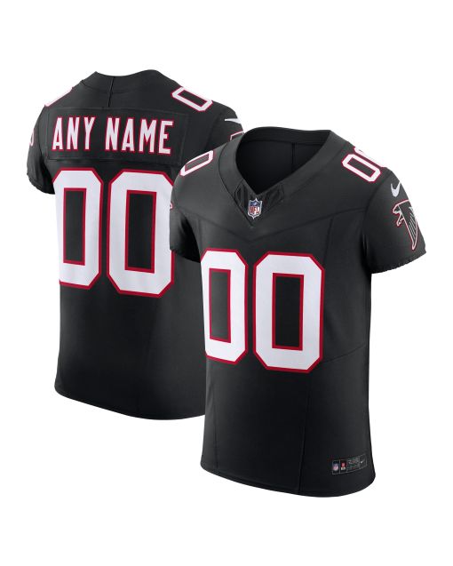 Men’s Atlanta Falcons Black Vapor F.U.S.E. Elite Custom Jersey