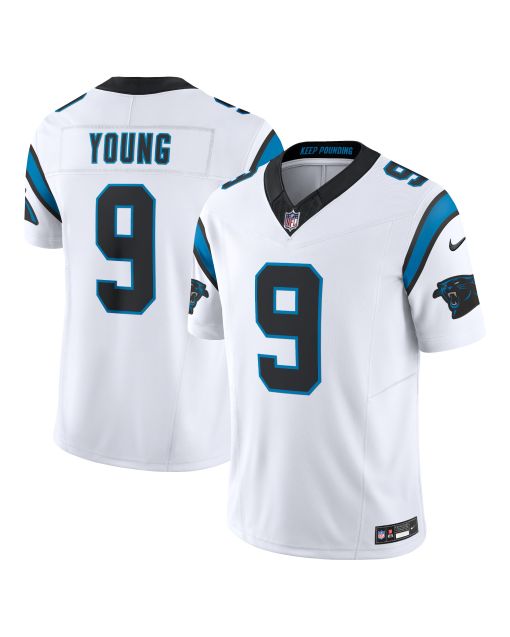 Men’s Carolina Panthers Bryce Young White Vapor F.U.S.E. Limited Jersey