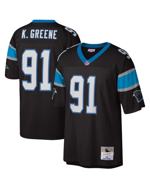 Men’s Carolina Panthers Kevin Greene Mitchell & Ness Black Big & Tall 1996 Retired Player Jersey