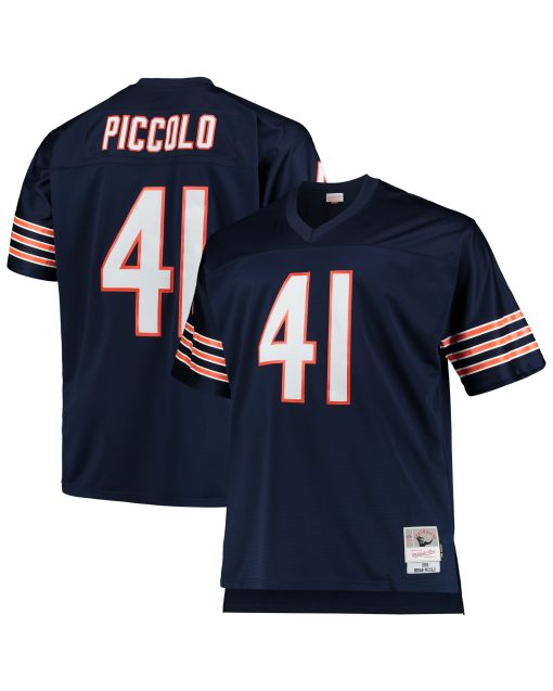Men’s Chicago Bears Brian Piccolo Mitchell & Ness Navy Big & Tall 1969 Retired Player Jersey