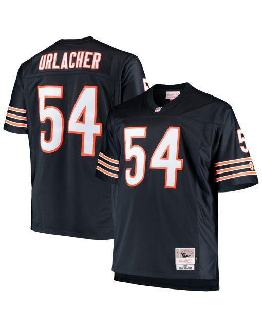 Men’s Chicago Bears Brian Urlacher Mitchell & Ness Navy Big & Tall 2001 Retired Player Jersey