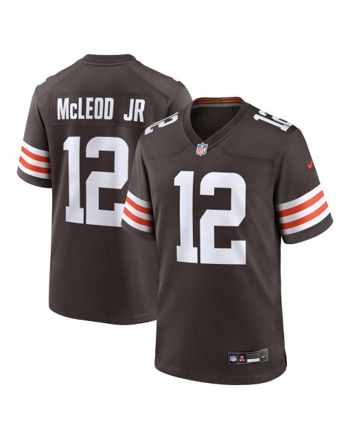 Men’s Cleveland Browns Rodney McLeod Jr Brown Team Game Jersey