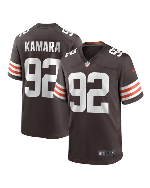 Men’s Cleveland Browns Sam Kamara Brown Team Game Jersey