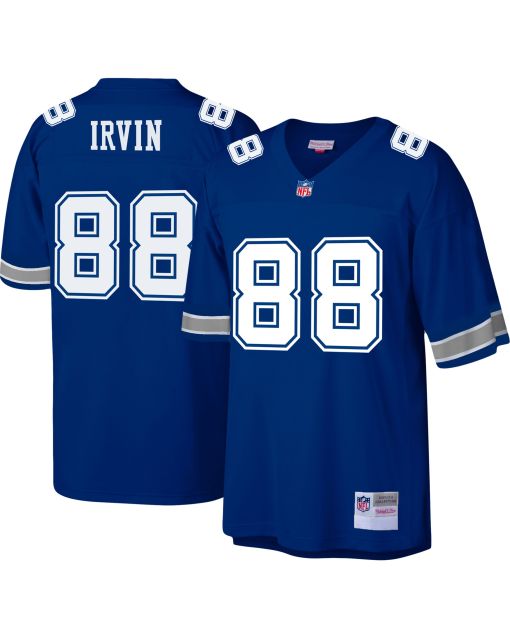 Men’s Dallas Cowboys 1996 Michael Irvin Mitchell & Ness Royal Throwback Retired Player Jersey