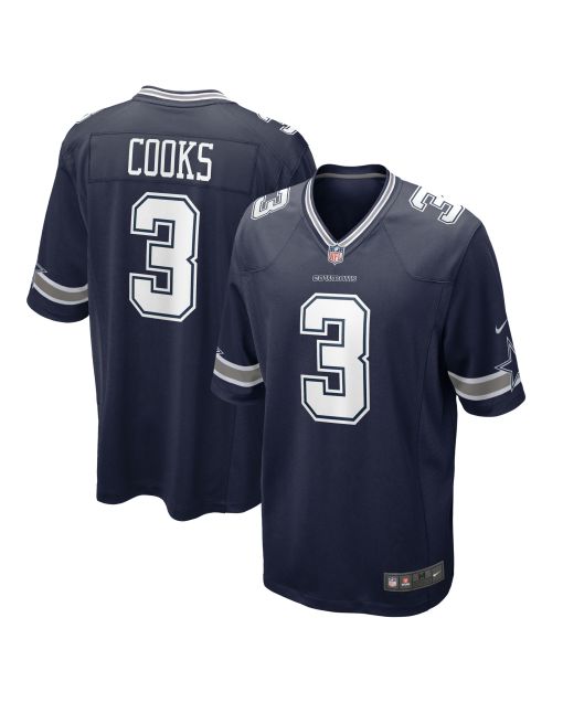 Men’s Dallas Cowboys Brandin Cooks Navy Game Jersey