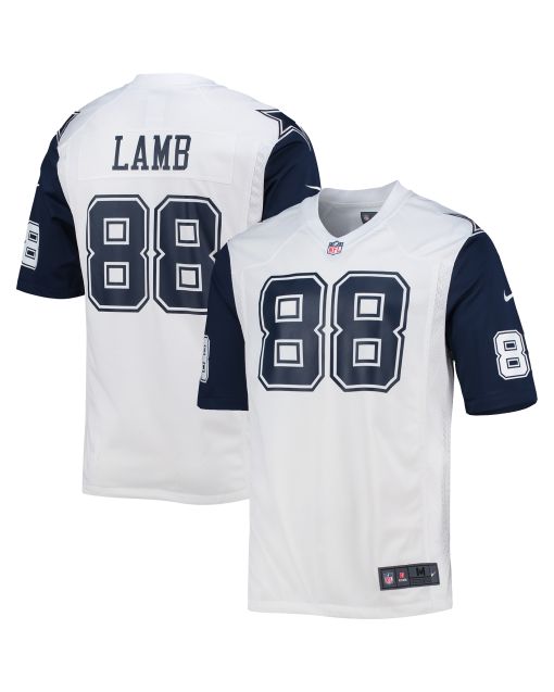 Men’s Dallas Cowboys CeeDee Lamb White Alternate Game Jersey