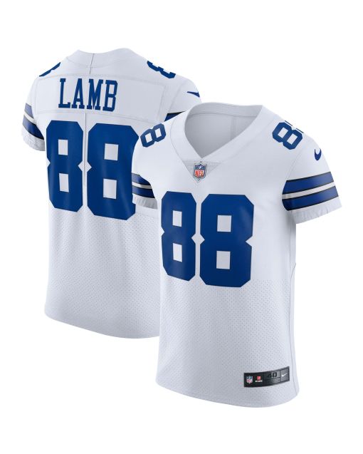 Men’s Dallas Cowboys CeeDee Lamb White Vapor Elite Jersey