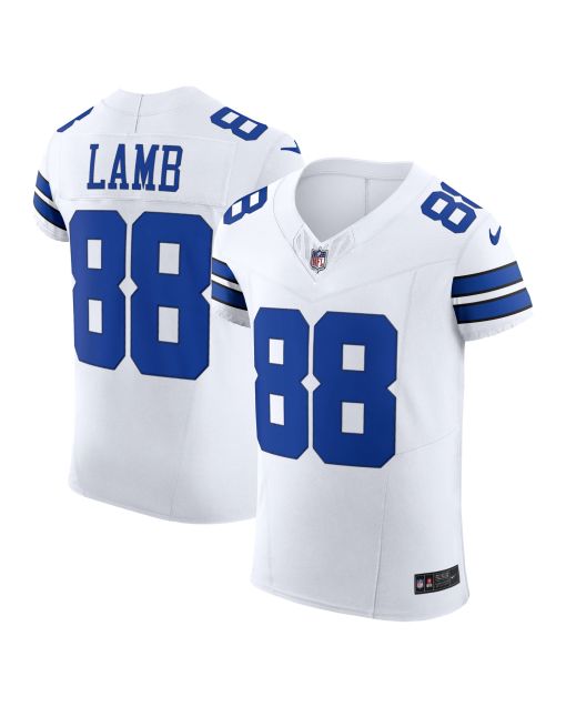 Men’s Dallas Cowboys CeeDee Lamb White Vapor F.U.S.E. Elite Jersey