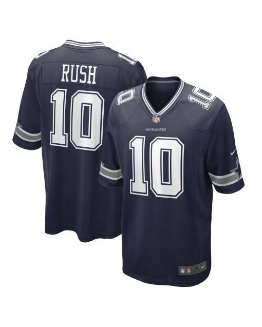 Men’s Dallas Cowboys Cooper Rush Navy Game Player Jersey