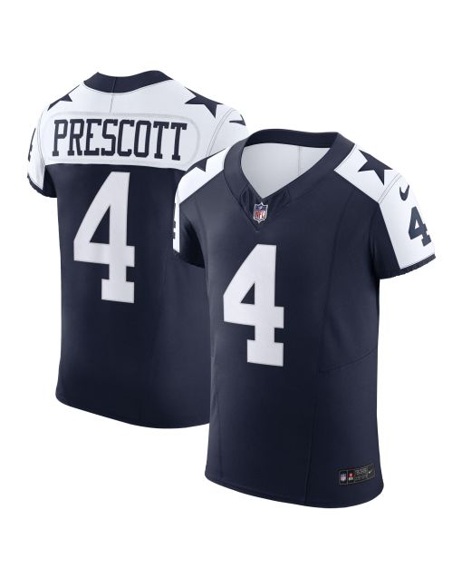 Men’s Dallas Cowboys Dak Prescott Navy Alternate Vapor F.U.S.E. Elite Jersey