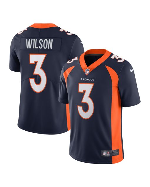 Men’s Denver Broncos Russell Wilson Navy Alternate Vapor Limited Jersey