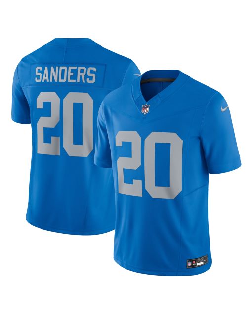 Men’s Detroit Lions Barry Sanders Blue Vapor F.U.S.E. Alternate Limited Jersey