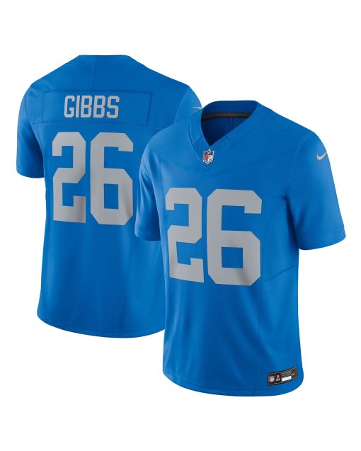 Men’s Detroit Lions Jahmyr Gibbs Blue Vapor F.U.S.E. Alternate Limited Jersey