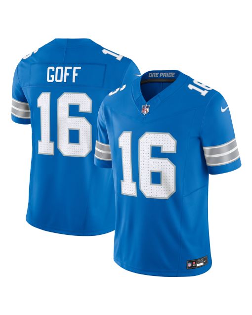 Men’s Detroit Lions Jared Goff Blue Vapor F.U.S.E. Limited Jersey