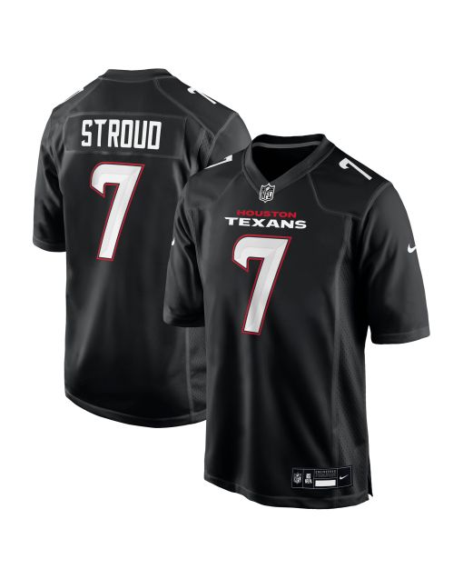 Men’s Houston Texans C.J. Stroud Carbon Black Fashion Jersey