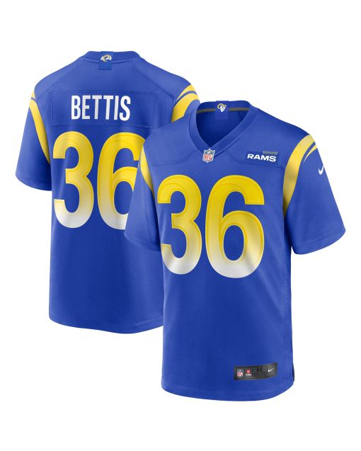 Men’s Los Angeles Rams Jerome Bettis Royal Game Retired Player Jersey