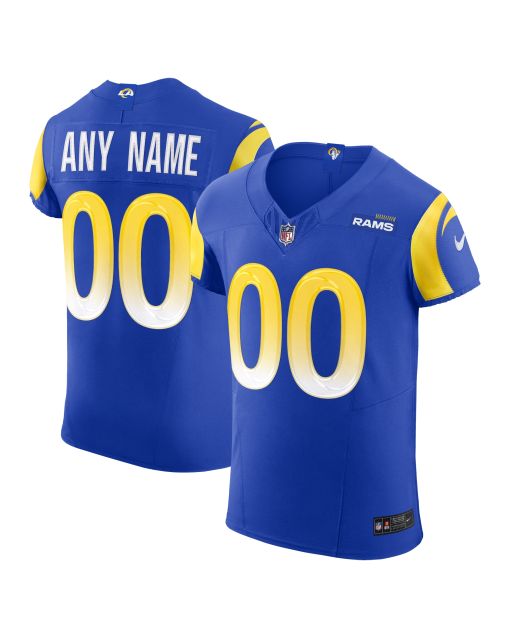 Men’s Los Angeles Rams Royal Vapor F.U.S.E. Elite Custom Jersey