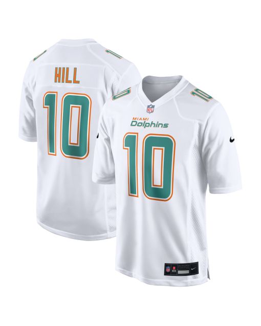 Men’s Miami Dolphins Tyreek Hill White Fashion Game Jersey